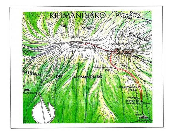 Carte du parcours effectué